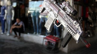A toy gun in preparation for Ramadan. Photo: Flash90