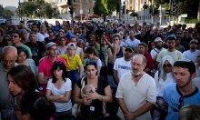 Hundreds attend a protest in Jerusalem against the recent wave of hate crimes. Photo: Yossi Zamir/Flash90